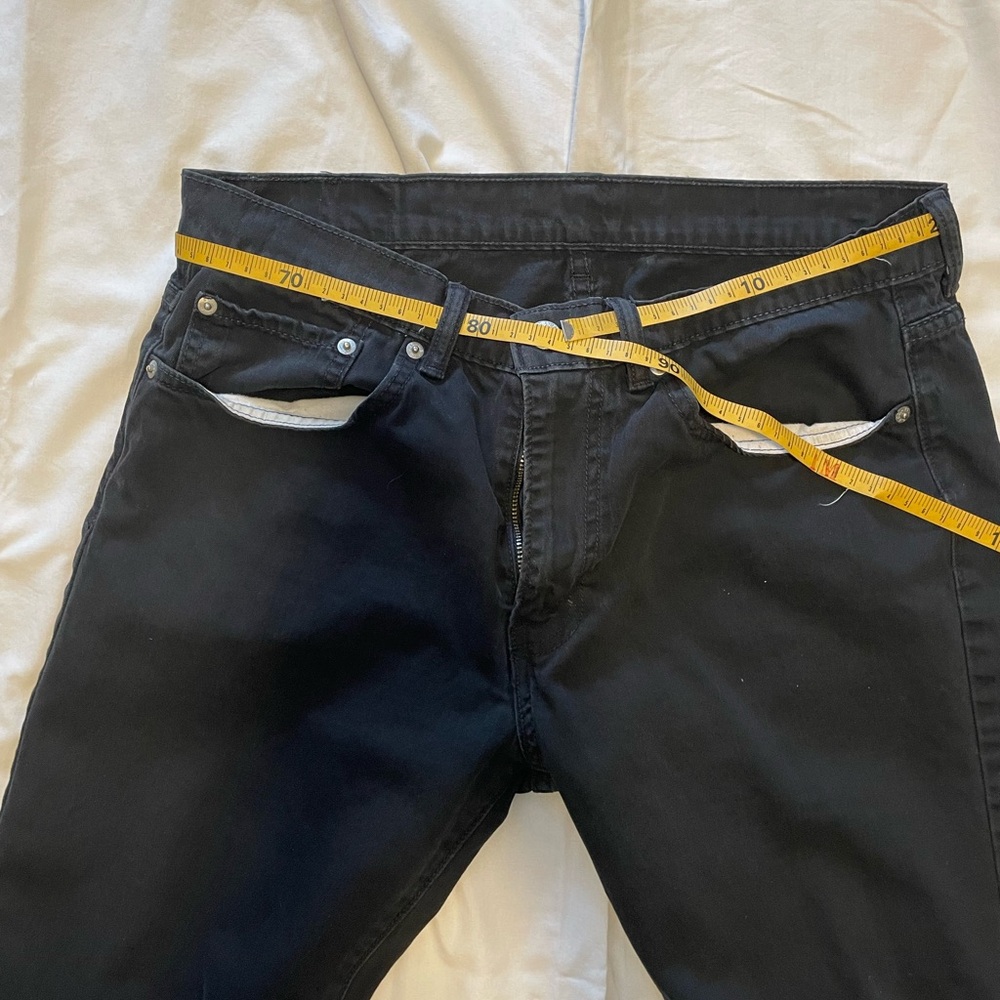 Levi’s 513 black jeans